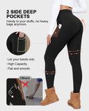 Winter Essentials High-Waisted Fleece Leggings with Pockets