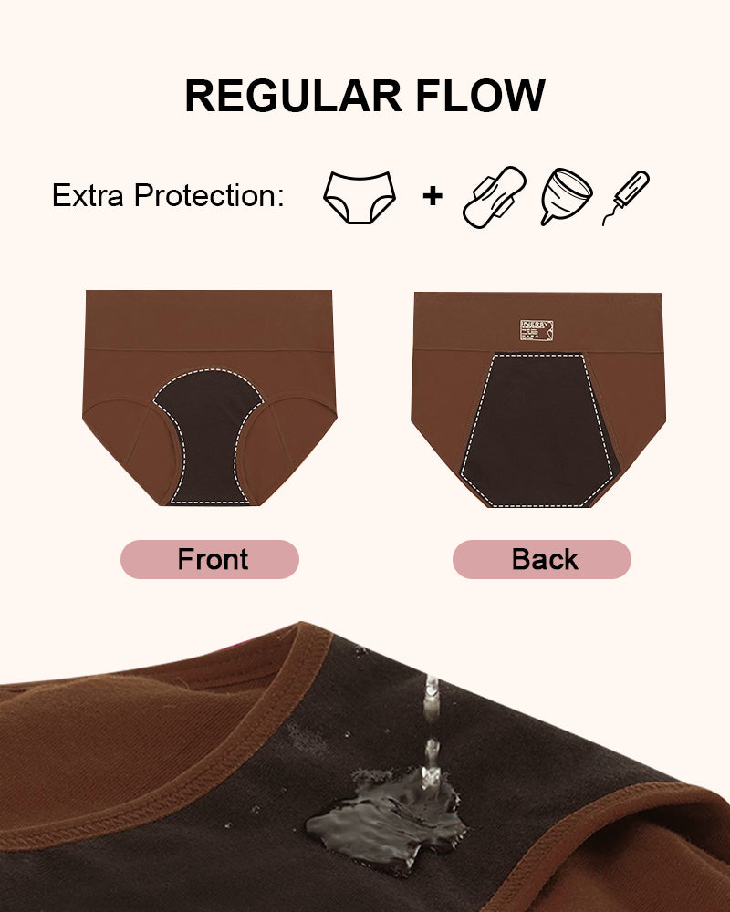 Bragas Período Antifugas Control de Olores Ultra Absorbentes Para Mujeres Paquete de 5