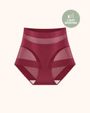 Women's High-Waist No Show Basic Mesh Panties