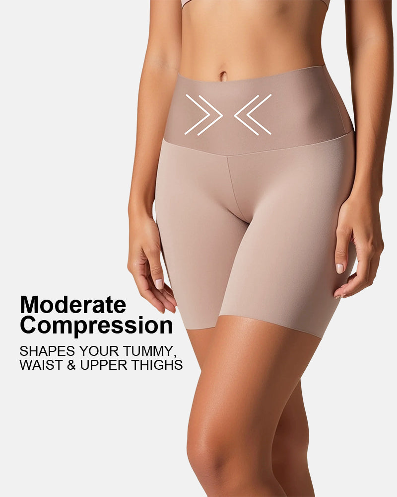 LilySure Seamless Tummy Control No Slip Shaping Shorts