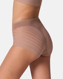 Invisible Stripe Lace Tummy Control Underwear