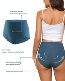 LilySure High Waist Seamless Underwear Full Coverage（5 pack)