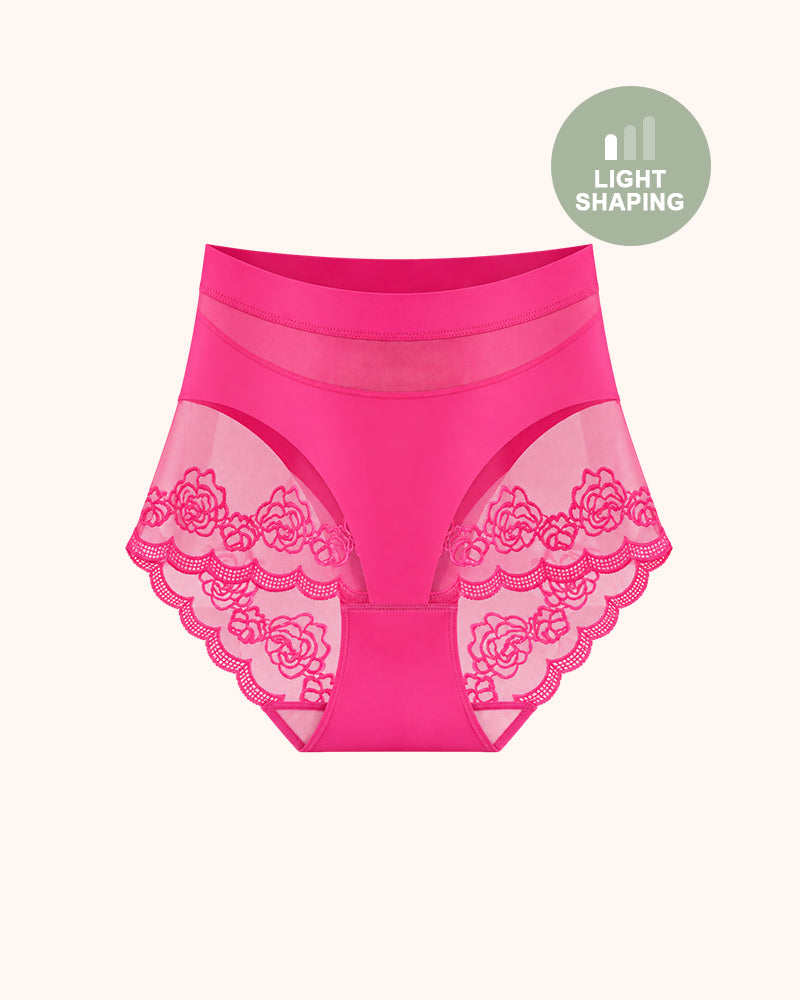 Women's High-Waist No Show Basic Mesh Panties