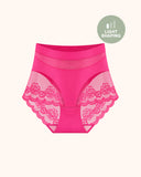 Women's High-Waist No Show Basic Mesh Panties