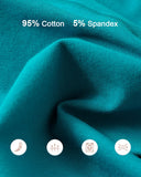 Bragas de algodón de talle alto talla grande para mujer, paquete de 4