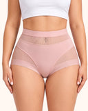 Women's High-Waist No Show Basic Mesh Panties