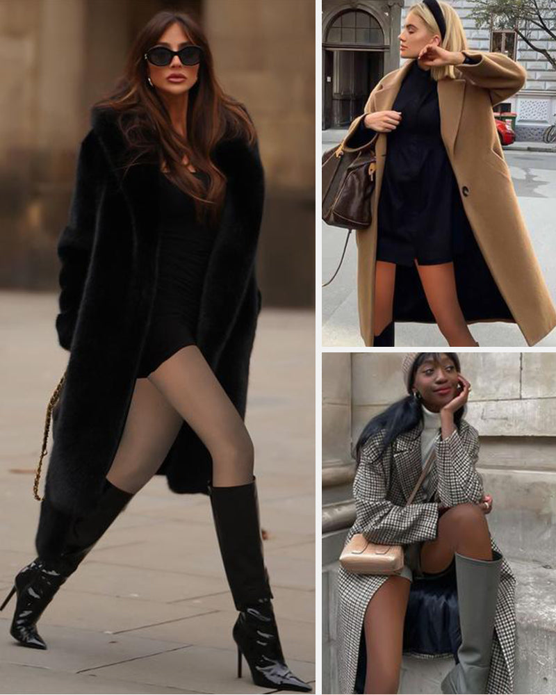 LilySure Warm Fleece Tights Slim Fit Tummy Control For Every Skin Tone