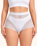 Women's High-Waist No Show Basic Mesh Panties