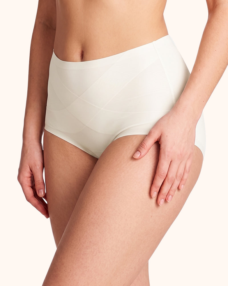 Seamless High-Waist Tummy Control Full Coverage Panties