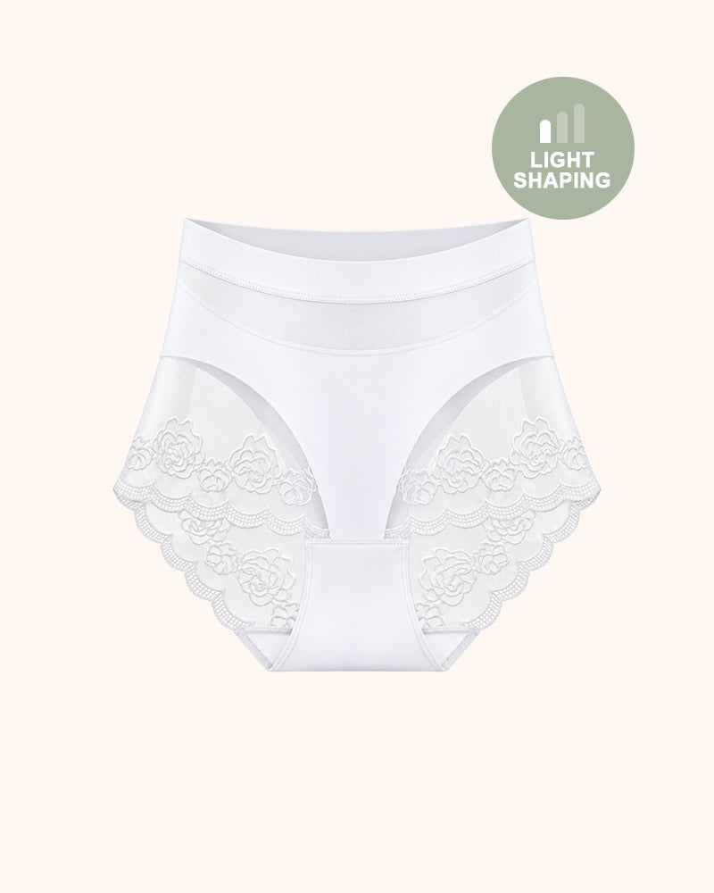 Women's High-Waist No Show Basic Mesh Panties