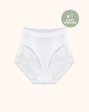 Women's High-Waist No Show Basic Mesh Panties