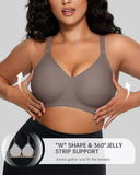 Lilysure Jelly Wireless Push-Up Bra - Full Coverage T-shirt