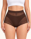 Women's High-Waist No Show Basic Mesh Panties