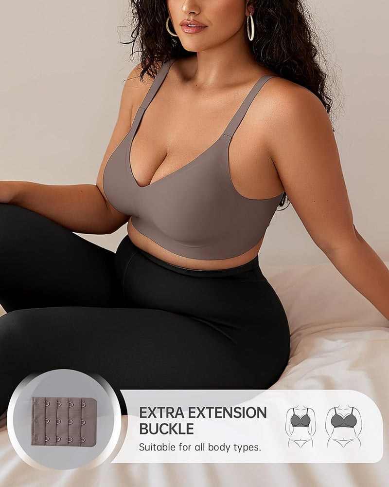 Lilysure Jelly Wireless Push-Up Bra - Full Coverage T-shirt
