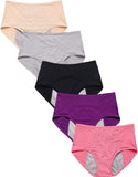 Ropa interior de cintura alta a prueba de fugas menstruales