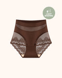 Women's High-Waist No Show Basic Mesh Panties