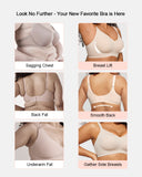 Lilysure Jelly Wireless Push-Up Bra - Scalloped V-Neck