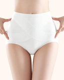 Braguitas de control de abdomen de cintura alta sin costuras de seda helada