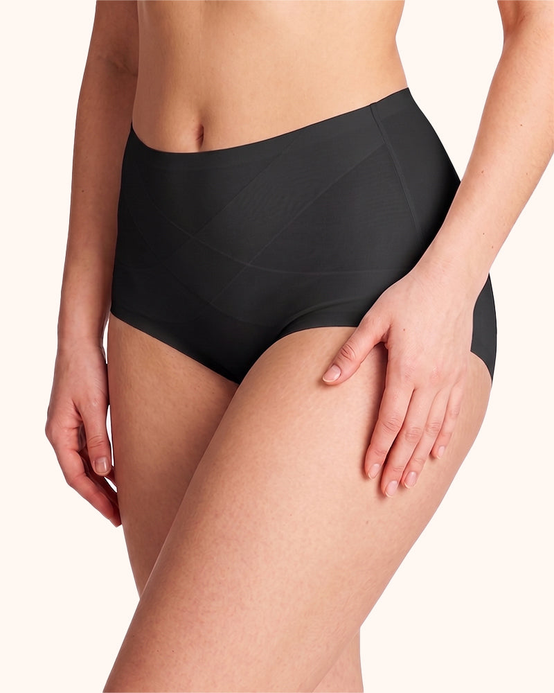 Seamless High-Waist Tummy Control Full Coverage Panties