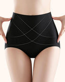 Braguitas de control de abdomen de cintura alta sin costuras de seda helada
