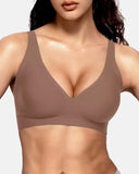 Lilysure Jelly Wireless Push-Up Bra - Seamless Deep V
