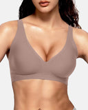 Lilysure Jelly Wireless Push-Up Bra - Seamless Deep V