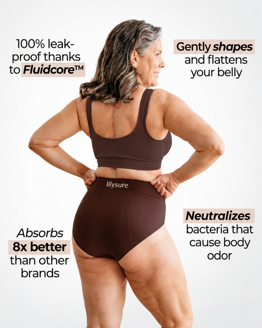 Bragas Período Antifugas Control de Olores Ultra Absorbentes Para Mujeres Paquete de 5