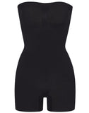 Strapless Tummy Control Seamless Bodysuit with Removable Straps