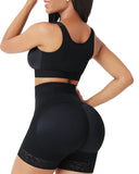 LilySure  Lace Steel Boned Butt Enhancer Shorts