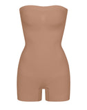 Strapless Tummy Control Seamless Bodysuit with Removable Straps