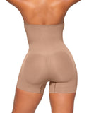 Strapless Tummy Control Seamless Bodysuit with Removable Straps