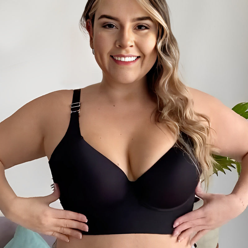 LilySure® Push-Up Back Smoothing Bra - Black (Buy 1 Get 1 Free）