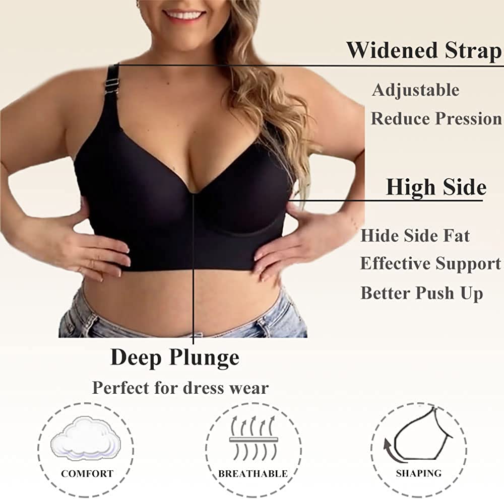 LilySure® Push-Up Back Smoothing Bra