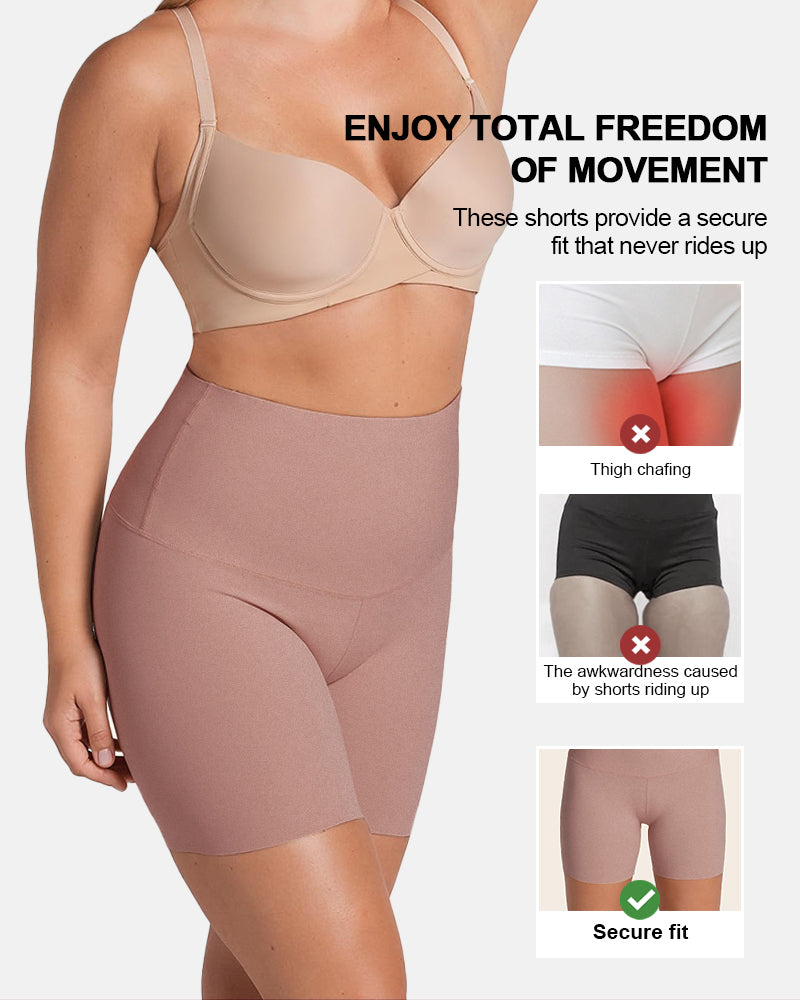 LilySure Seamless Tummy Control No Slip Shaping Shorts