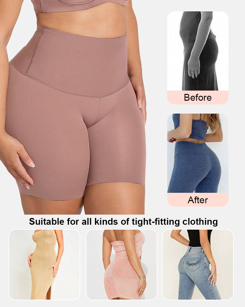 LilySure Seamless Tummy Control No Slip Shaping Shorts