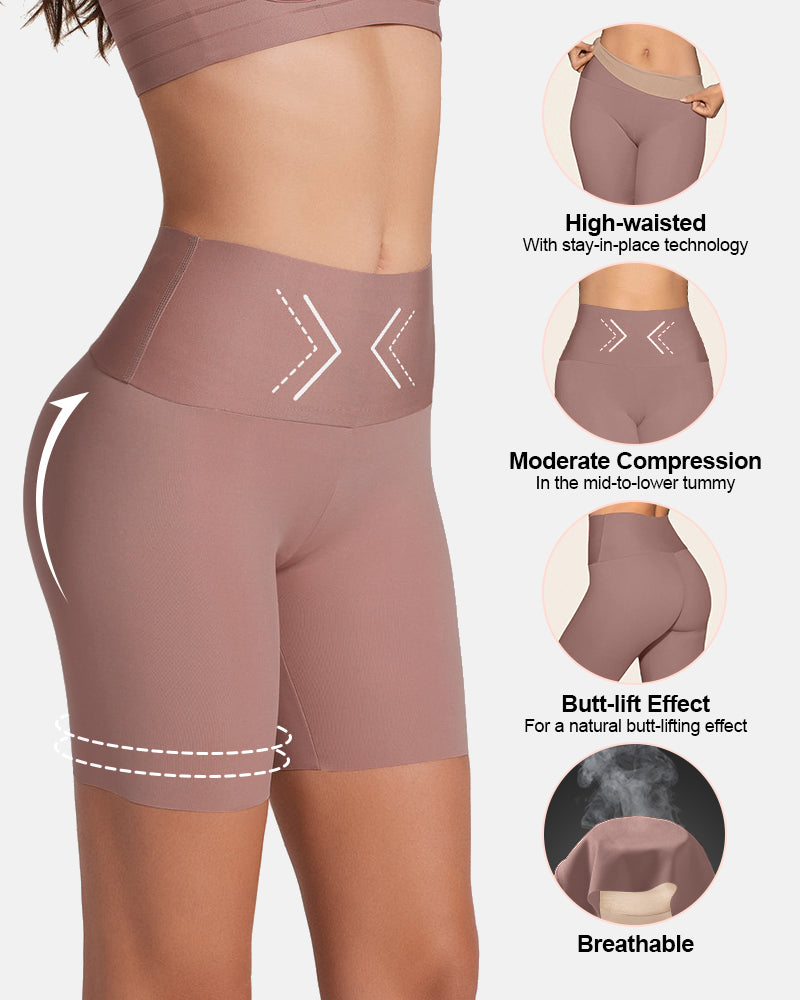 LilySure Seamless Tummy Control No Slip Shaping Shorts