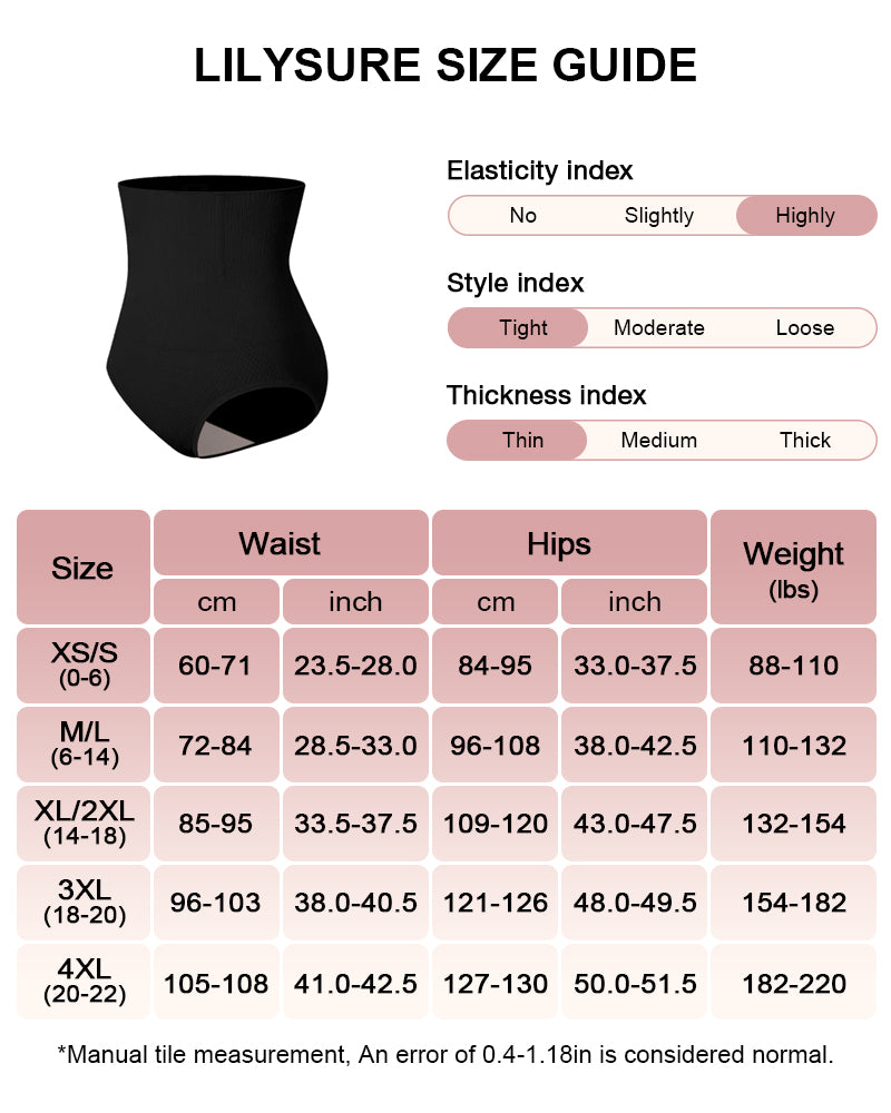 Hi-Waist Body Shaper Underwear