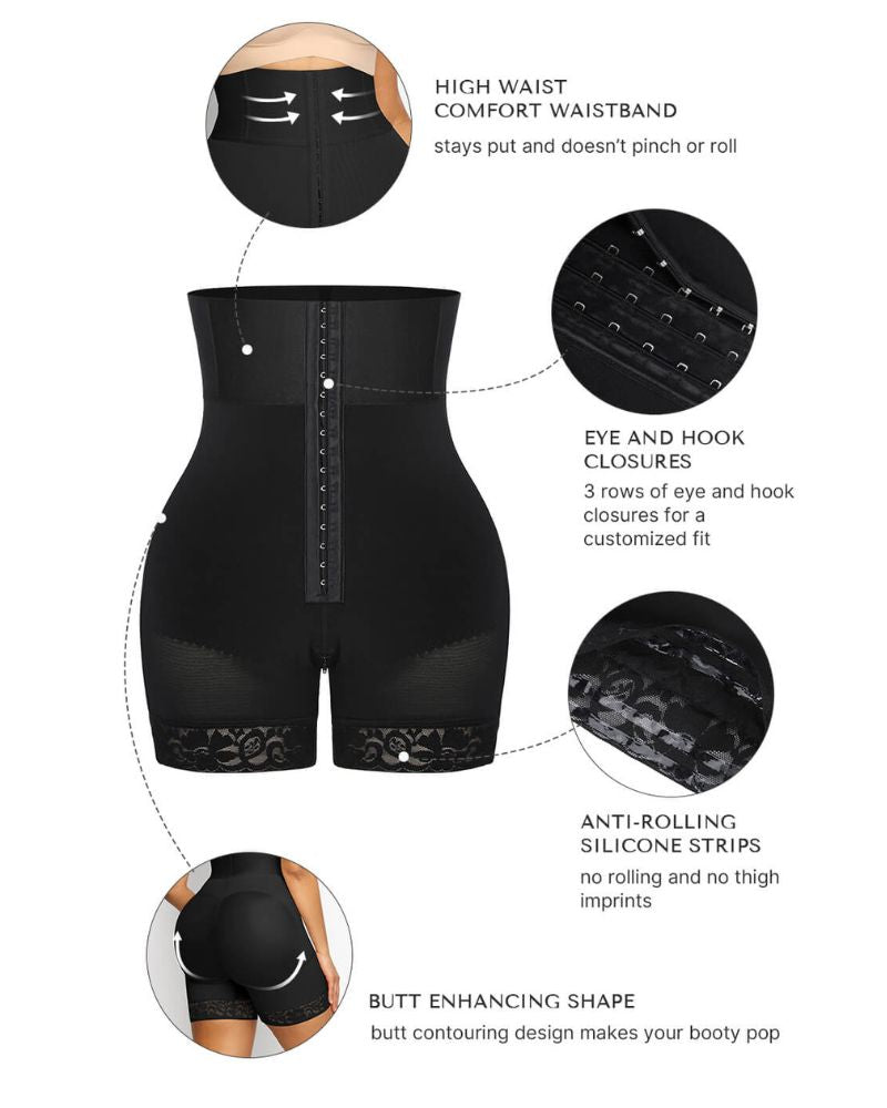 LilySure  Boned High Waist Sculpting Shorts