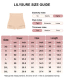 Shorts moldeadores cómodos de encaje con control de abdomen y realce de glúteos