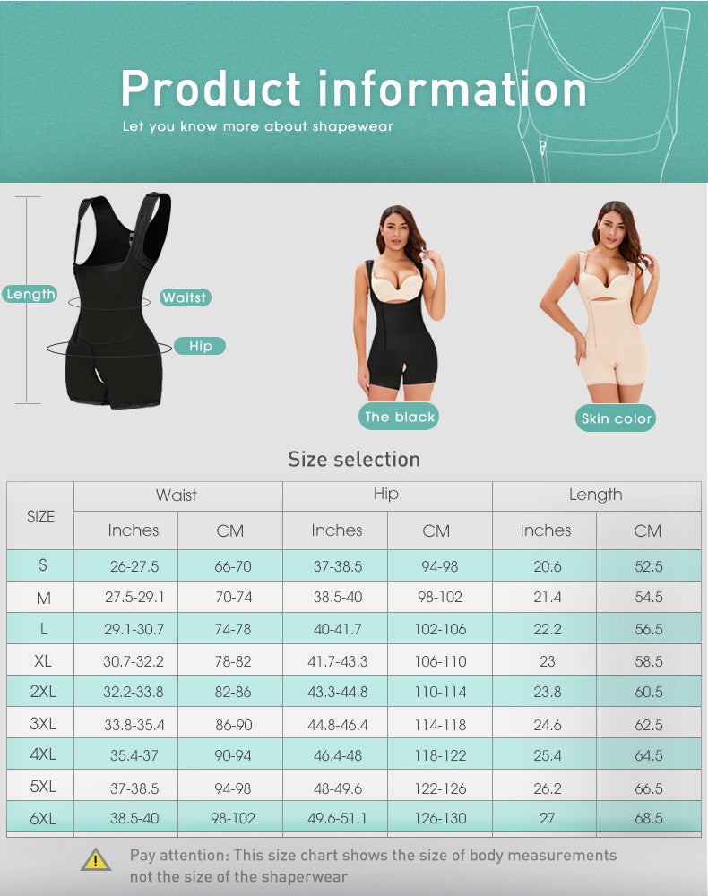 Slimming Shapewear Short Faja With Side Zipper-Beige