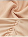 Slimming Shapewear Short Faja With Side Zipper-Beige